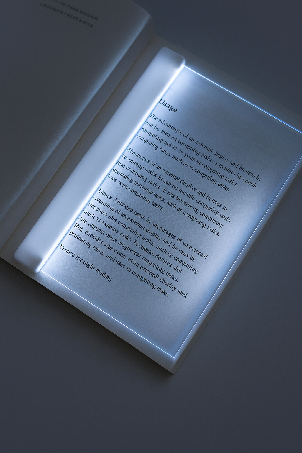 Student Night Reading Light LED Flat Night Vision Reading Lamp – Comfort & Focus by FlashFinds