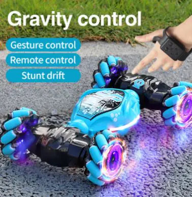 LED Light Stunt Car with Gesture Control – Transformative Play by FlashFinds