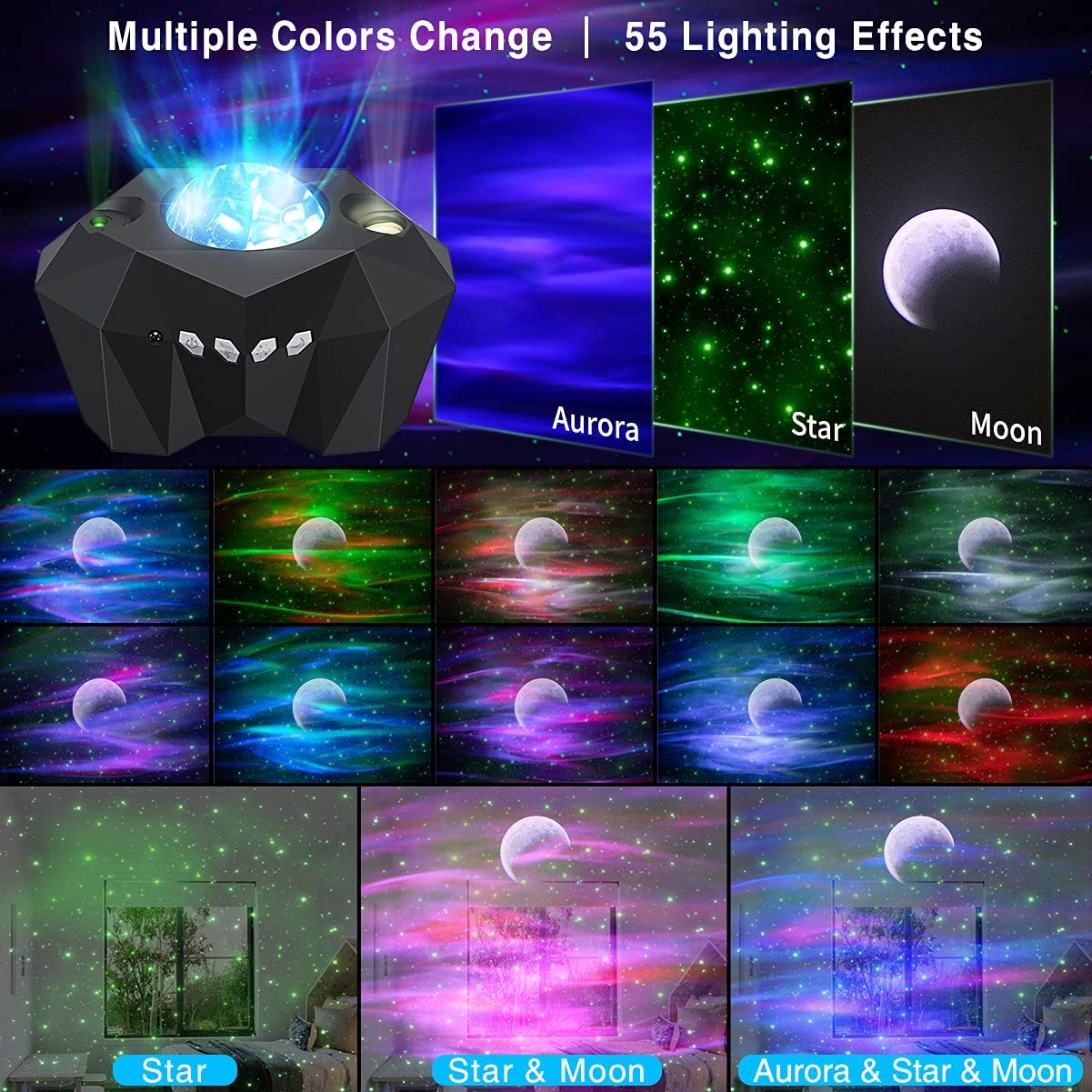 Northern Lights Star Projector – Magical Ambiance by FlashFinds