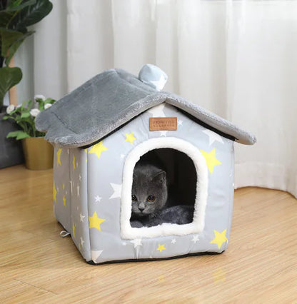Cozy Pet Kennel Cottage – Stylish Comfort for Pets by FlashFinds
