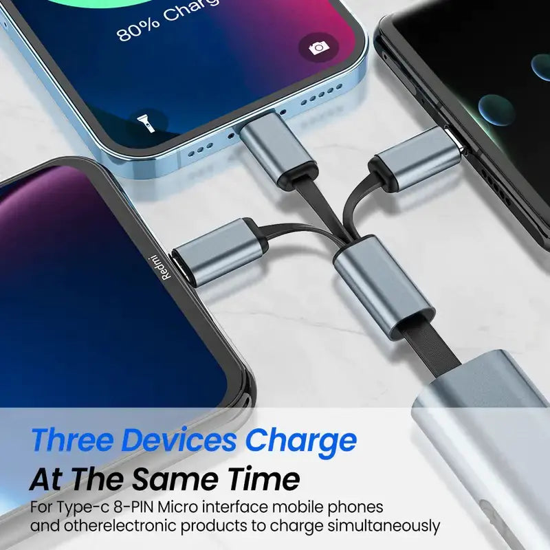 Portable Telescopic Data Cable – Versatile Charging Solution by FlashFinds