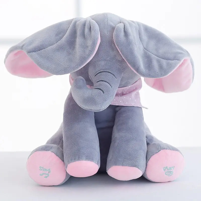 Tune Pal Elephant Stuffed Toy – Interactive Musical Companion by FlashFinds