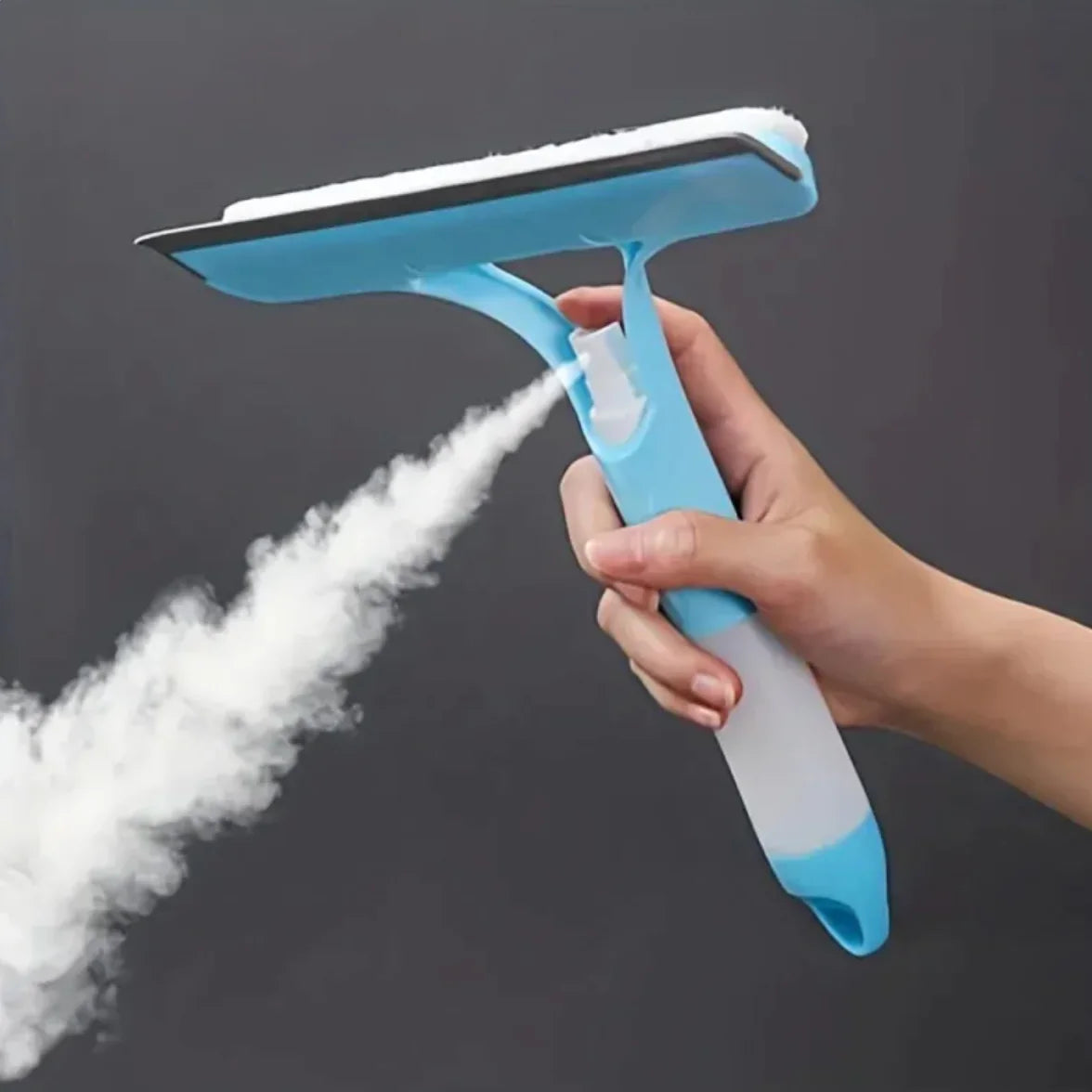 Spray-Integrated Glass Squeegee – Effortless Cleaning by FlashFinds