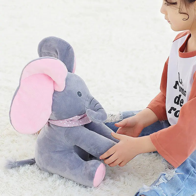 Tune Pal Elephant Stuffed Toy – Interactive Musical Companion by FlashFinds