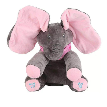 Tune Pal Elephant Stuffed Toy – Interactive Musical Companion by FlashFinds