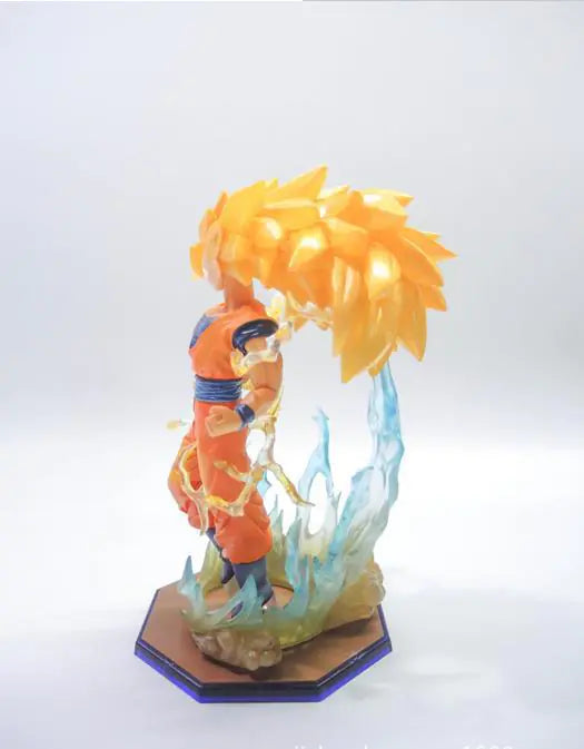 Super Saiyan Deluxe Figurine – Iconic Craftsmanship by FlashFinds